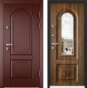 Дверь Torex Snegir 45 РP OS45-03 RAL- 8017 (коричневый)  OS45-03 КТ Дуб медовый